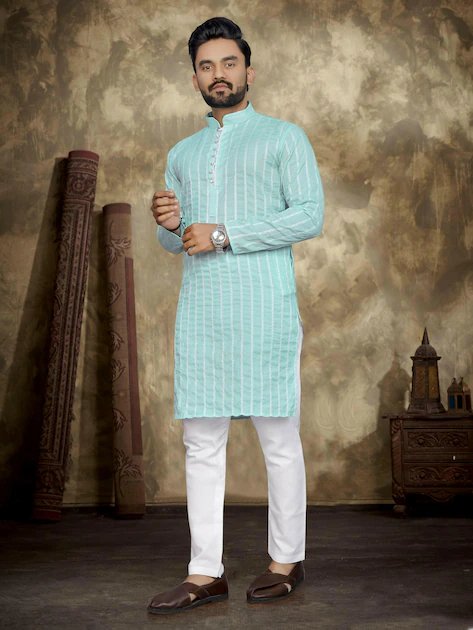Men's Linen Kurta
