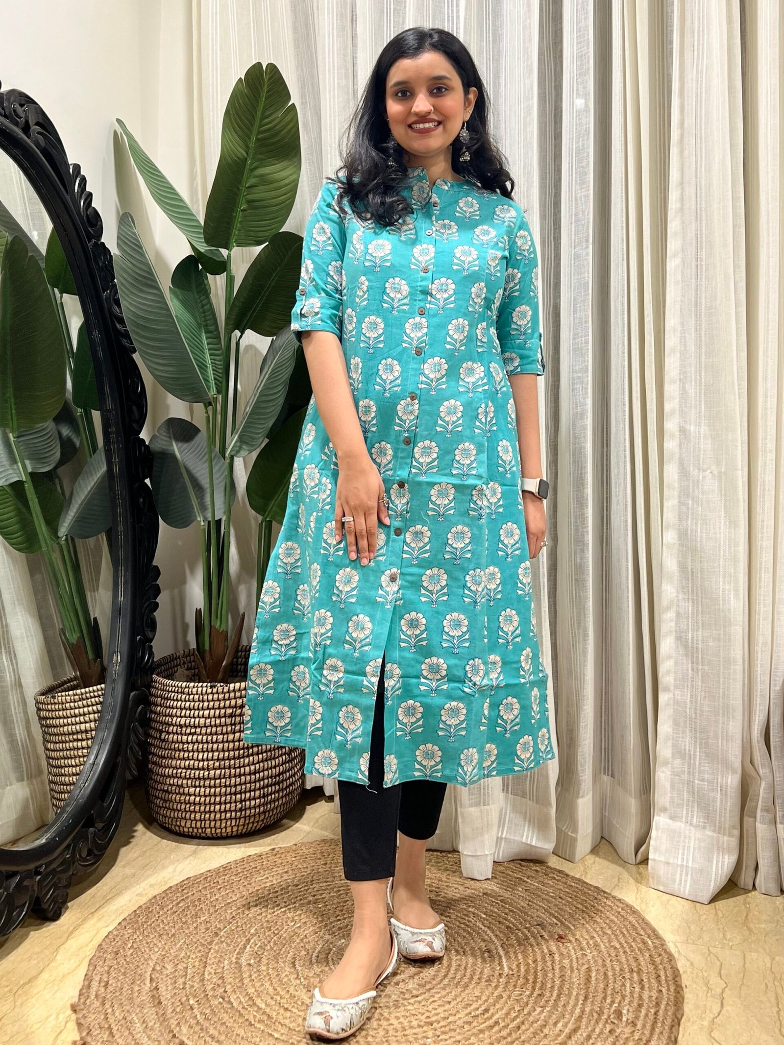 Office Wear Straight Kurti